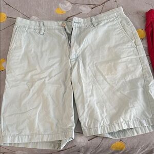 Nautica Green Flat Front Shorts